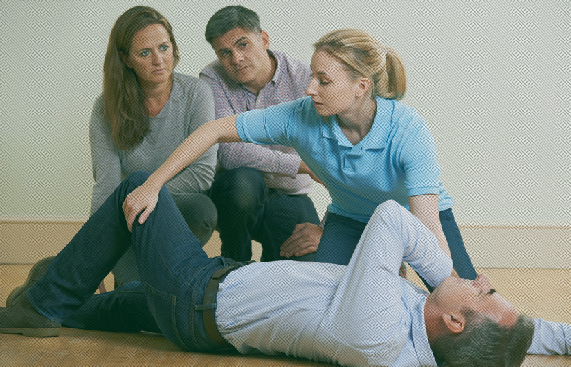 First Aid Centre teaches how to place a patient in the recovery position